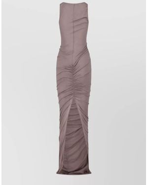 Rick Owens Cotton Knee-Length Midi Dress - Multicolour