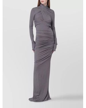 Entire studios Draped Maxi Dress - Grey