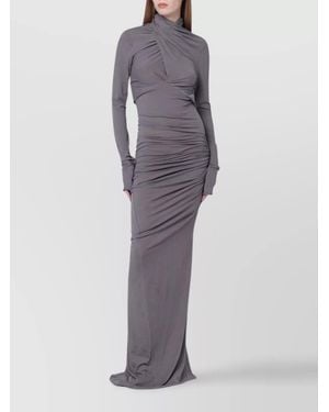 Entire studios Draped Maxi Dress - Gray