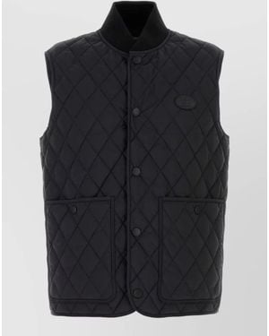Burberry Nylon Padded Vest - Black