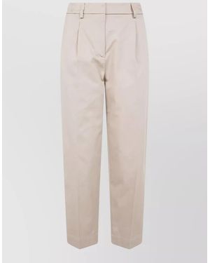 DR. HOPE Straight Trousers - Natural