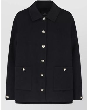 Anine Bing Single Breasted Coat - Black