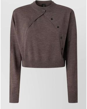 Pinko Wool Cardigan - Brown