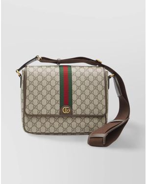 Gucci Canvas Medium Crossbody Bag - Multicolour