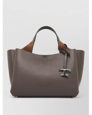 Tod's Leather Mini Shoulder Bag Adjustable Strap - Brown