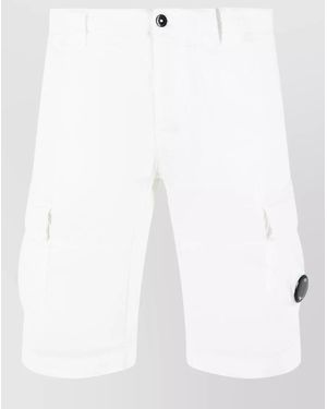 C.P. Company Cargo Shorts - White