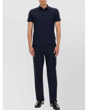 Aspesi Cotton Polo Shirt - Blue