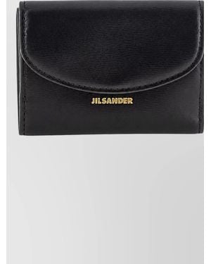 Jil Sander Calfskin Mini Wallet - Black