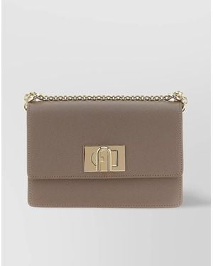 Furla 1927 Mini Crossbody Bag - Natural