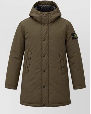 Stone Island Puffer Coat - Green