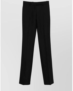 Tom Ford Tailored Straight Leg Pants Pockets - Black