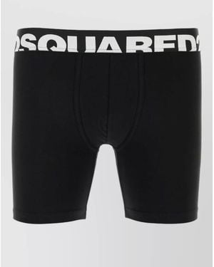 DSquared² Stretch Cotton Boxer - Black