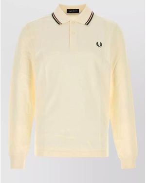 Fred Perry Cotton Piqué Polo Shirt - Natural