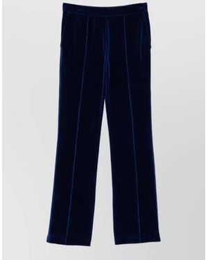 Tom Ford Velour Flared Sweatpants - Blue