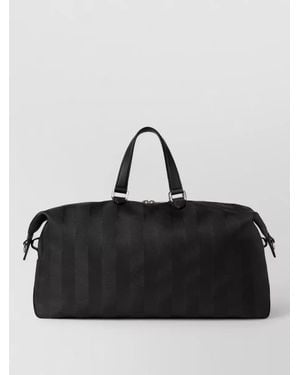 Fendi Lui Travel Duffle Bag Shoulder Strap - Black