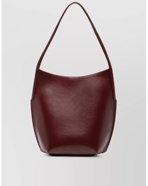 Jil Sander Na Leather Shoulder Bag - Red