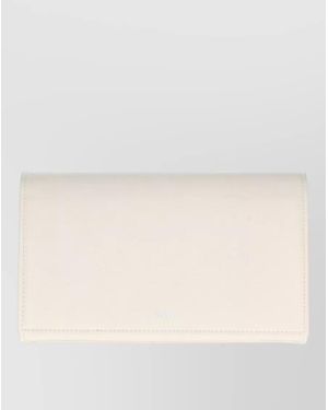 Jil Sander Leather Wallet - Natural