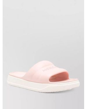 Moncler Altive Pool Slides Dust Bag Sole - Pink