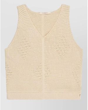 Zanone Knitted Tank Top - Natural