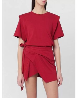 Isabel Marant Cherry Coloured Zelitos Cotton T Shirt