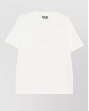 Balenciaga Logo Print Short Sleeve T-Shirt - White