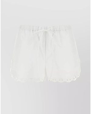 Gucci Cotton Poplin Shorts - White