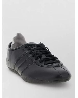 Y-3 Tokyo Lace Up Sneakers Contrast Heel - Black