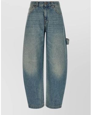 DARKPARK Audrey High Waist Wide Leg Denim - Blue