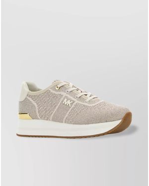 Michael Kors Fabric Low-Top Trainers - Natural