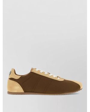 Ami Paris Leather Sneakers - Brown