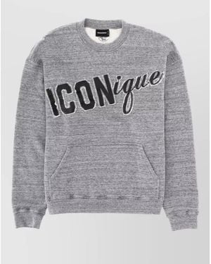 DSquared² Iconique Cotton T-Shirt - Gray