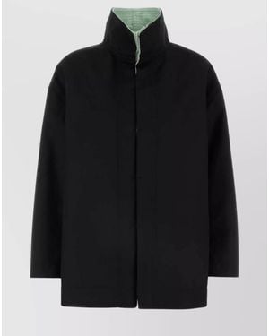 Bottega Veneta Wool Fitted Jacket - Black