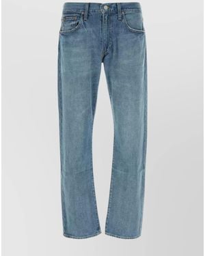 Polo Ralph Lauren Straight Leg Denim Jeans With Faded Wash - Blue