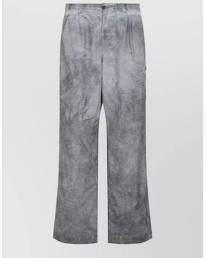 C.P. Company Flatt Nylon Loose Cargo Trousers - Grey