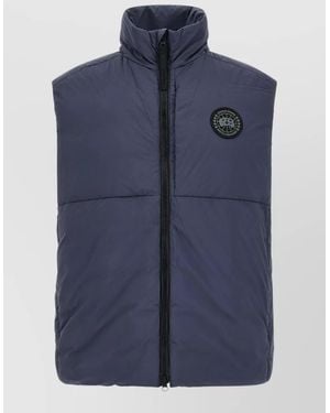 Canada Goose Lodge High Collar Menswear Vest - Blue