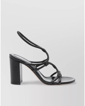 Gianvito Rossi Leather Multi Way Strap Sandals - Metallic