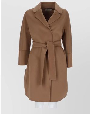 Max Mara Wool Fitted Jacket - Brown