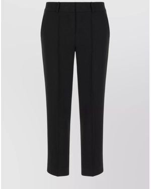 Michael Kors Tailored Trousers With Triacetate Blend Fabric - Black