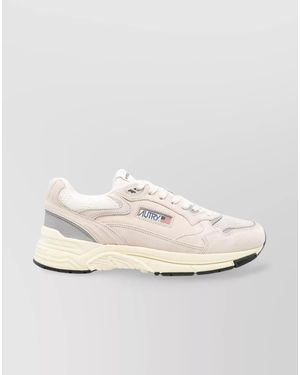 Autry Leather Low-Top Trainers - Natural