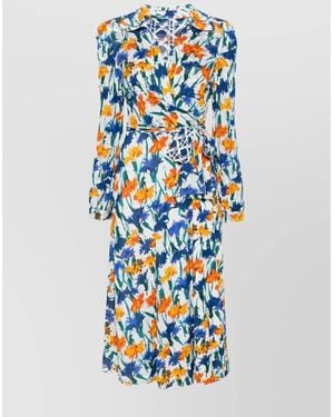 Diane von Furstenberg Midi Dress - Blue