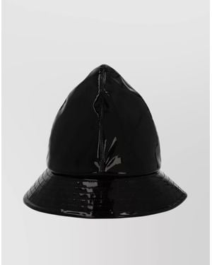 Raf Simons Patent Bucket Hat - Black