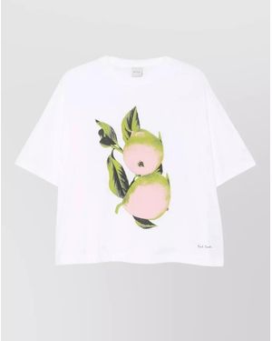 Paul Smith Printed Cotton T-Shirt - White