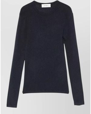Lisa Yang Cashmere Fine-Knit Long-Sleeve Jumper - Blue