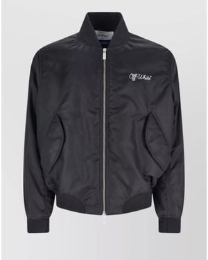 Off-White c/o Virgil Abloh Zip-Front Jacket - Black