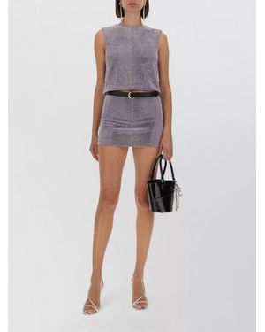 Self-Portrait Mini Skirt - Multicolor