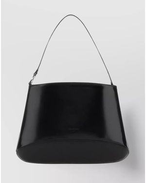 Low Classic Leather Shoulder Bag - White