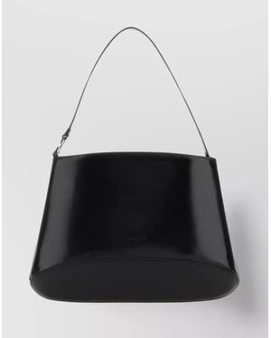 Low Classic Leather Shoulder Bag - White