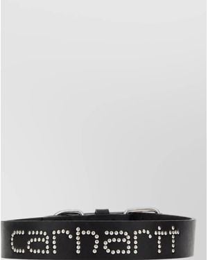 Carhartt Leather Studded Dog Collar - White