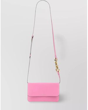 JW Anderson Leather Chain Smartphone Bag - Pink