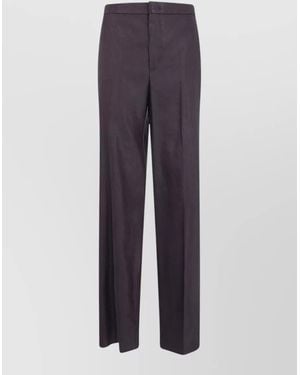 Tagliatore Adima Tailored Pants Belt Loops - Blue